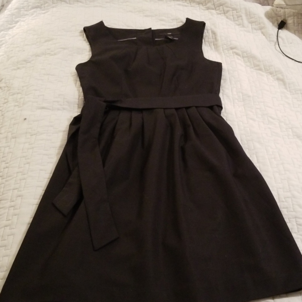 Deep Navy dress with belt and packets